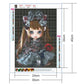 Diamond Painting - Full Round - Doll in a Striped Shirt