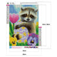 Diamond Painting - Full Round - Racoon Holding Egg