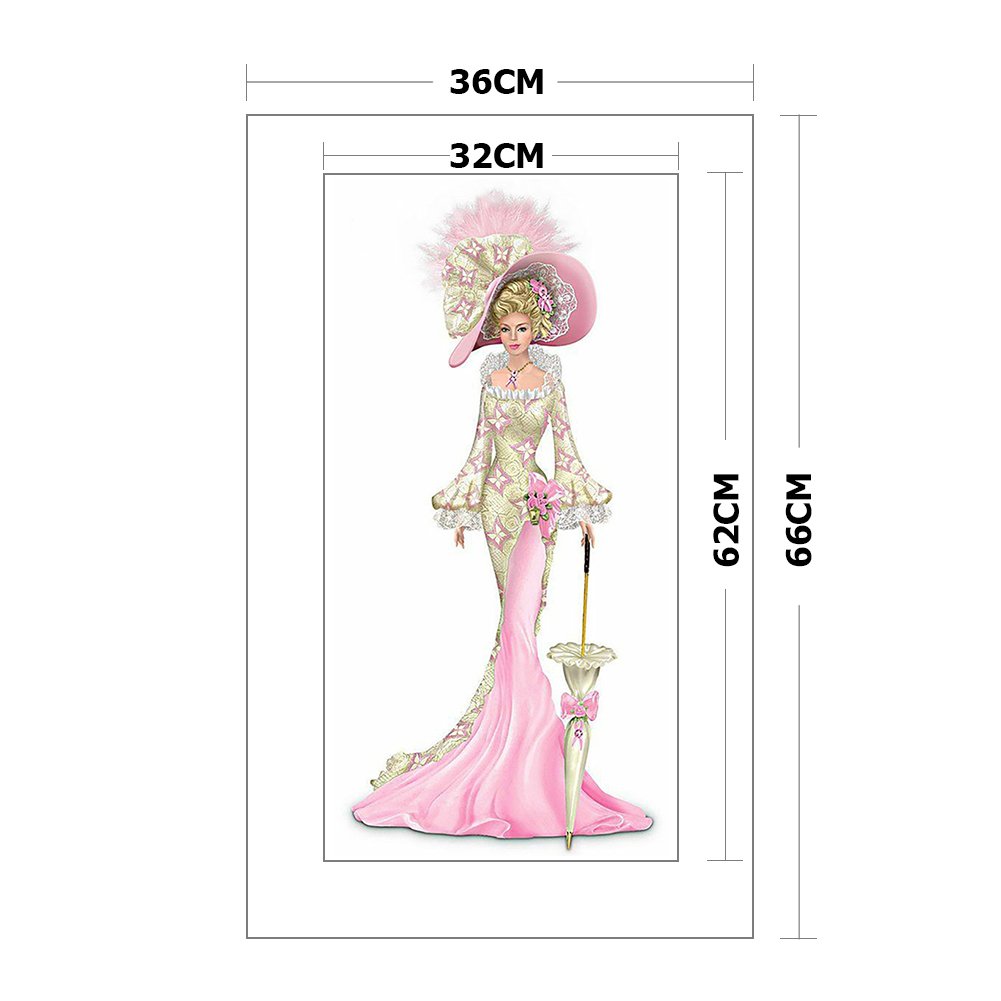 14ct Stamped Cross Stitch - Noblewoman(36*66cm) D