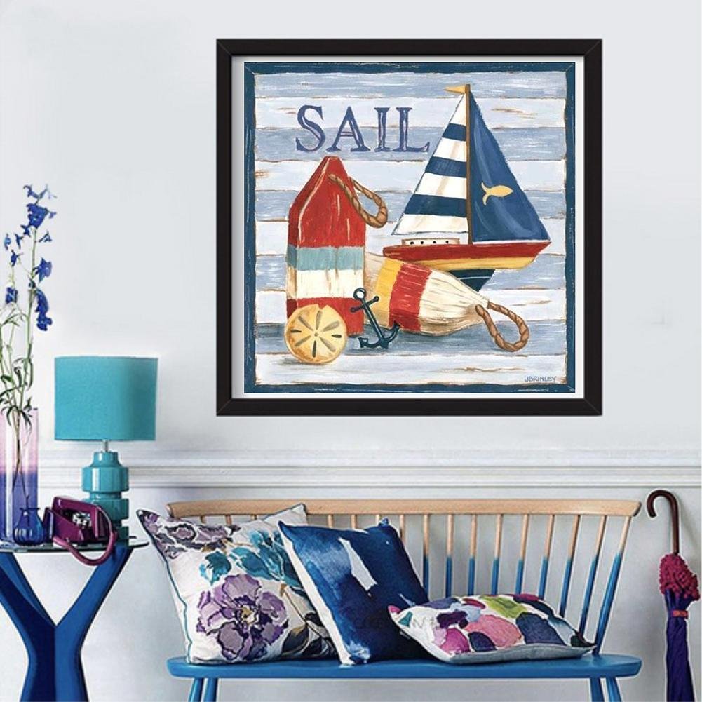 Diamond Painting - Full Round - Sail Oil Painting