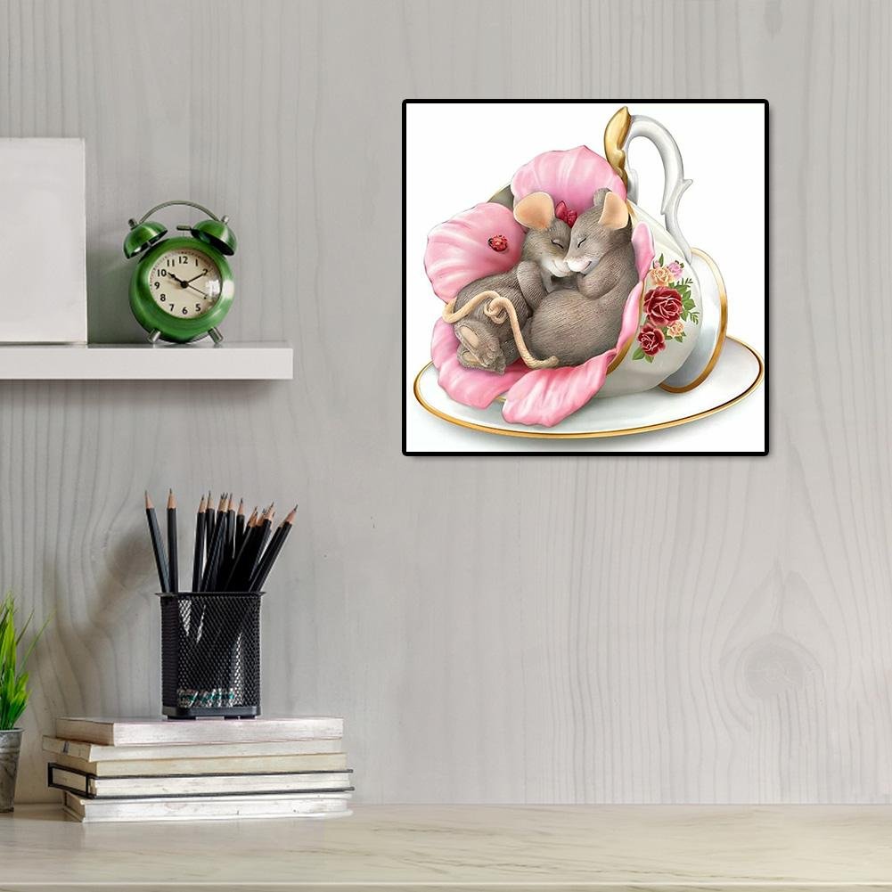 Diamond Painting - Full Round - Cup Rats