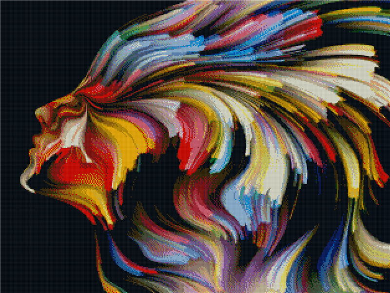 Artistic style | Full Round/Square Diamond Painting Kits | 70x50cm | 80x60cm