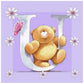 Diamond Painting - Full Round - Letter Bear