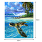 Paint By Number - Oil Painting - Sea Turtle (40*50cm) C