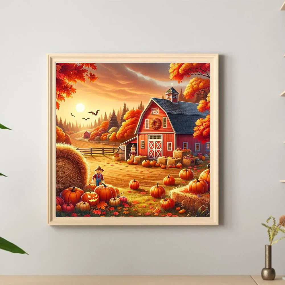 Diamond Painting - Full Round / Square - Autumn Farm