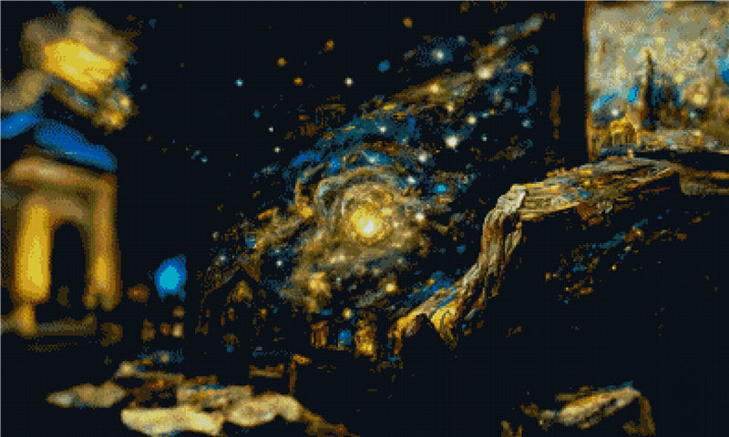 Full Round/Square Diamond Painting Kits | Starry sky 40x70cm 50x80cm A
