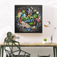 Diamond Painting - Full Round -  Abstract Word