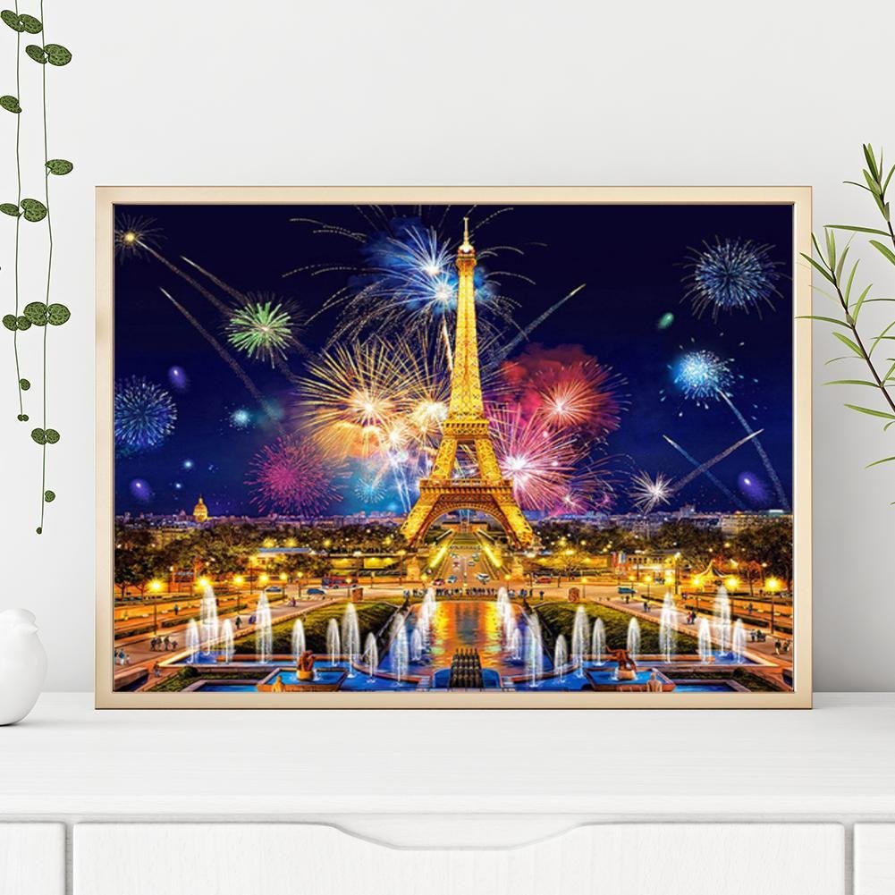 Diamond Painting - Full Round - Gorgeous Firework Tower