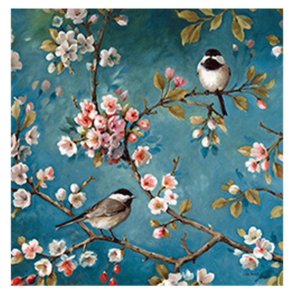 11ct Stamped Cross Stitch Bird On Branch(45*45cm)