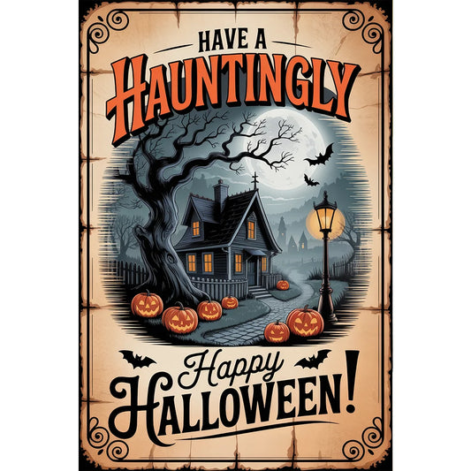 Diamond Painting - Full Round / Square - Happy Halloween Night (30*45cm)