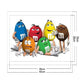 11CT Stamped Cross Stitch - M&M(40*30CM)