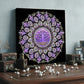 DIY Pearl Painting With Frame - Handmade Self-Adhesive Pearls - Purple Tree Mandala (25*25cm)