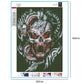 5D DIY Diamond Painting Kit - Full Round - Novelty Skull A