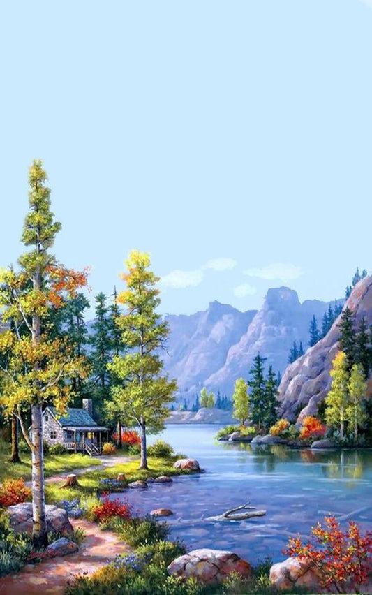 Scenery | Full Round/Square Diamond Painting Kits 40x70cm 50x80cm D