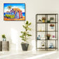Paint By Number - Oil Painting - Seaside Vacation Bus (40*50cm)