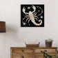 DIY Pearl Painting With Frame - Handmade Self-Adhesive Pearls - Scorpion (25*25cm) A