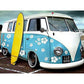 Diamond Paintings Art Full Drill Bus