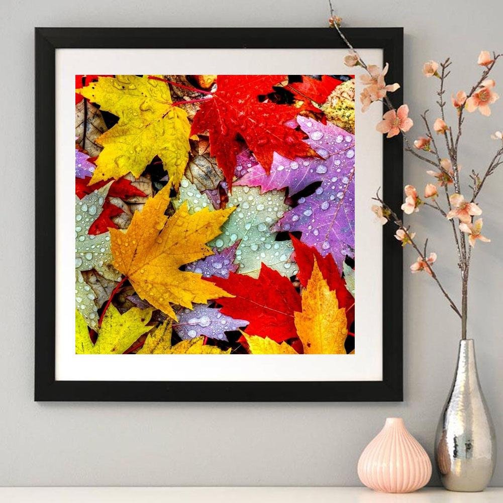 Diamond Painting - Full Round - Maple Leaf