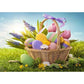 5D Diy Diamond Painting Kit Full Round Beads Easter Eggs