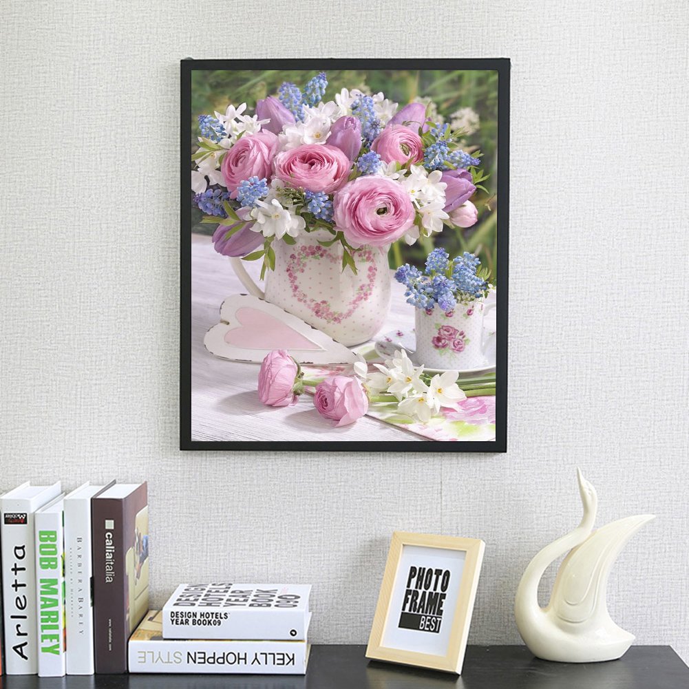 Diamond Painting - Full Round - Flowers H