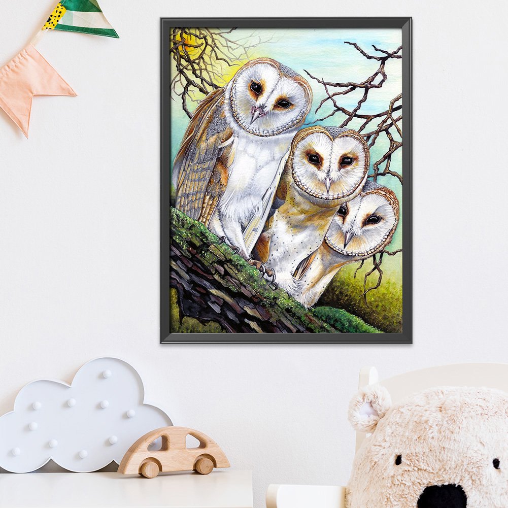 11ct Stamped Cross Stitch - Owl(36*46cm) A