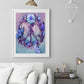 Painting By Numbers Butterfly Flower Hand Painted Artwork Oil Drawing
