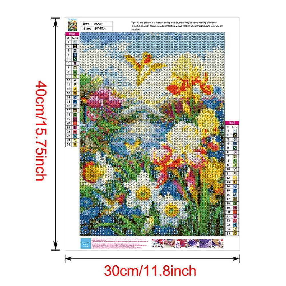 Diamond Painting - Full Round - Flowers K