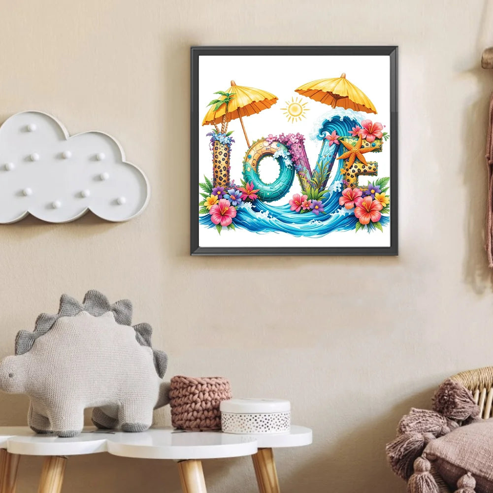 Diamond Painting - Full Round / Square - Summer Beach Love
