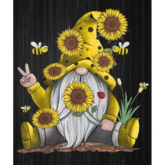 Christmas 5D Diamond Painting Kit Full Round Drill Faceless Gnome