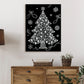 DIY Pearl Painting With Frame - Handmade Self-Adhesive Pearls - Xmas Tree (30*40cm)