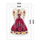 11CT Stamped Cross Stitch - Noblewoman(36*66CM) A