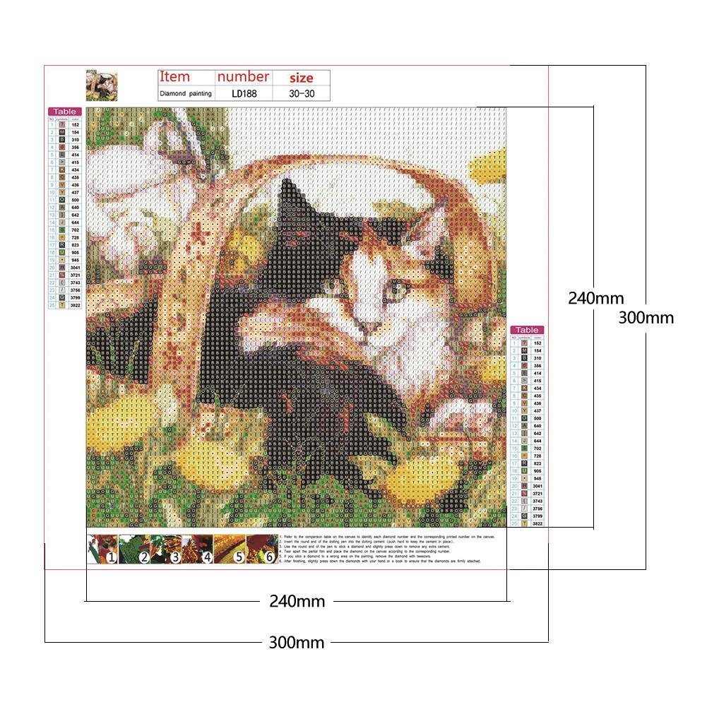 Diamond Painting - Full Round - Lovely Cat A
