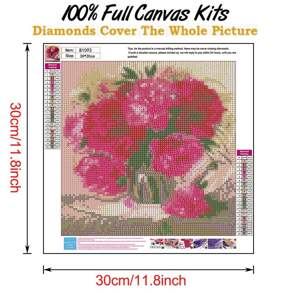 Diamond Painting - Full Round - Flowers B