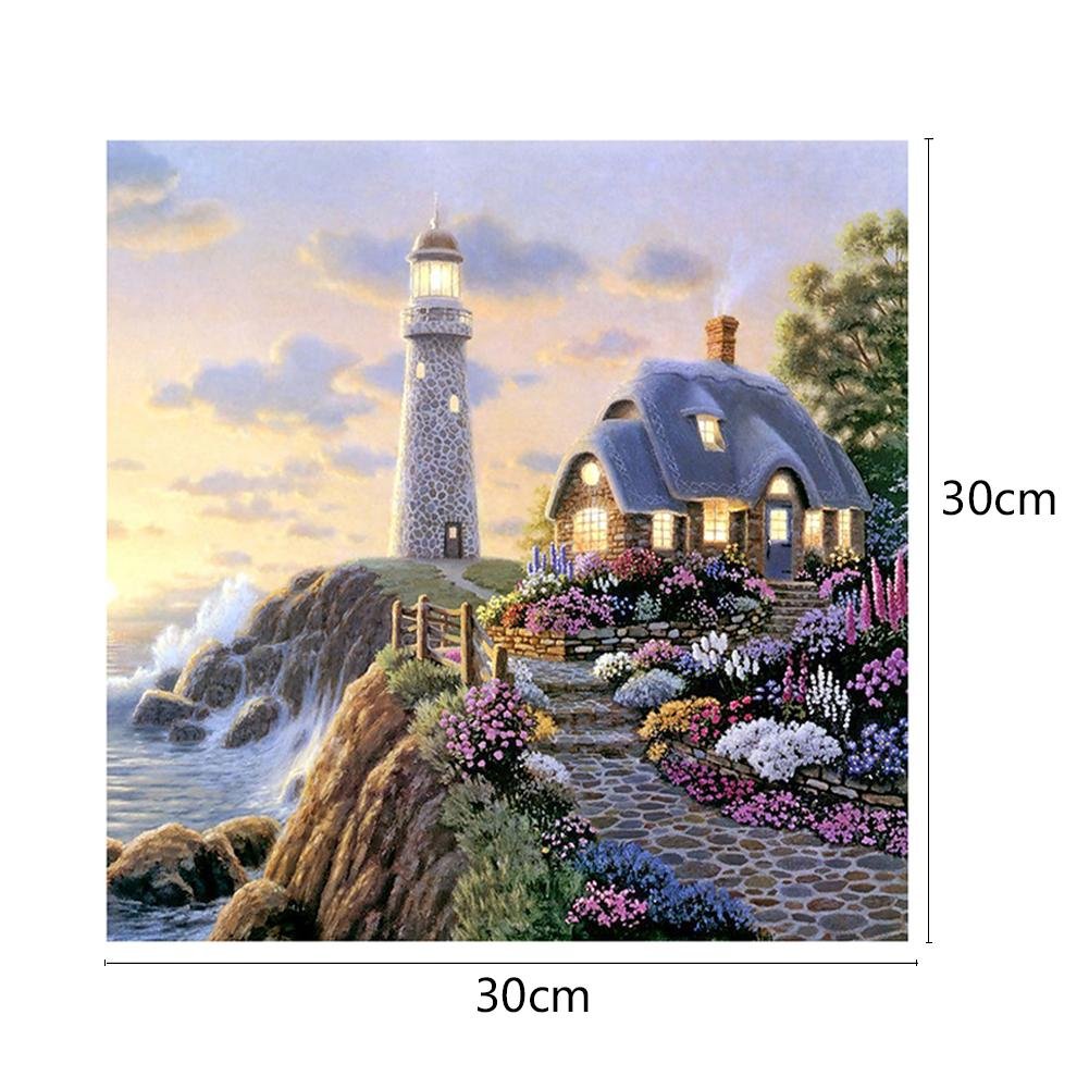 Diamond Painting - Partial Round - House