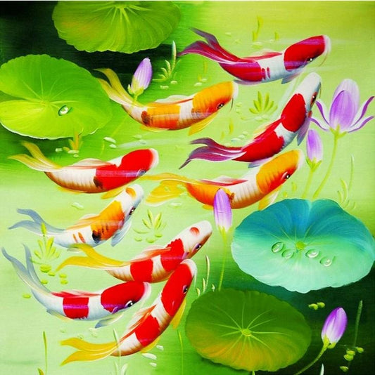 Diamond Painting - Full Round - Lucky Fish