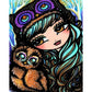 5D DIY Diamond Painting - Full Round / Square - Abstract Girl E