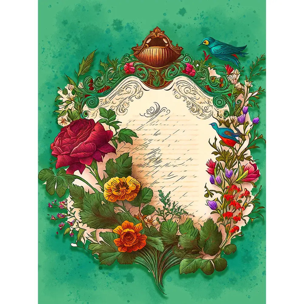 5D DIY Diamond Painting - Full Round / Square - Letter Clip Art C