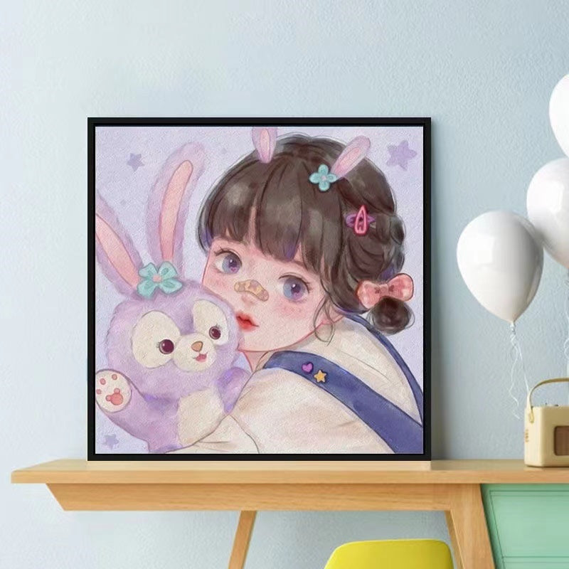 5d diamond painting art stellaLou girl