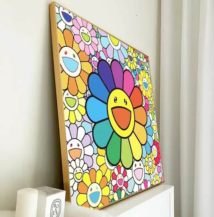 5d diamond painting kit happy sunflowers