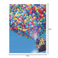 5d diamond painting kit up balloon house