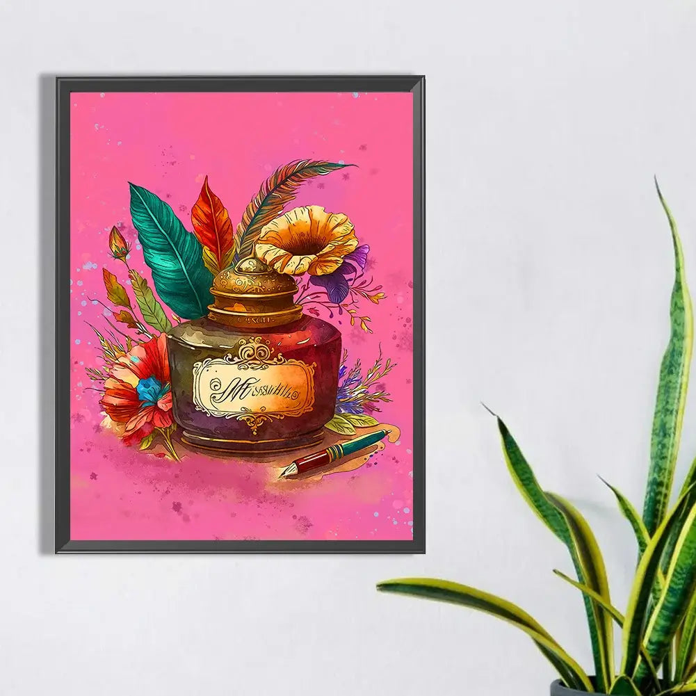 Ink Clip Art 5D DIY Diamond Painting Kit