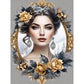 5D DIY Diamond Painting Kit - Full Round / Square - Noble Woman H