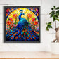 Stained Glass Peacock 5D DIY Diamond painting