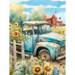 5d tractor diamond painting