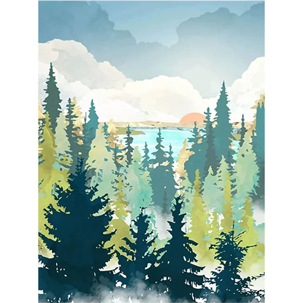 5D DIY Diamond Painting - Full Round / Square  - Abstract View D