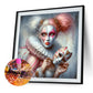 Diamond Painting - Full Round / Square - White Powder Clown