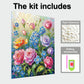 DIY Pearl Painting With Frame - Handmade Self-Adhesive Pearls - Garden (40*50cm)