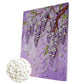 DIY Pearl Painting With Frame - Handmade Self-Adhesive Pearls - Violet (30*40cm)