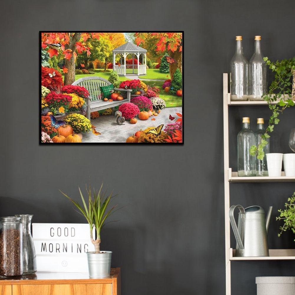 Diamond Painting - Full Round - Garden
