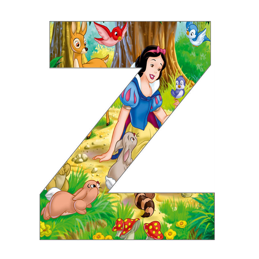 Diamond Paintings Art Full Drill Letter Snow White